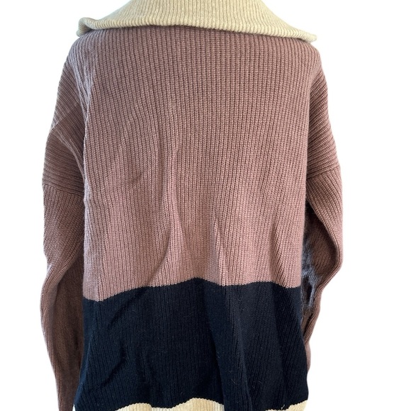 Madewell Glenbrook Half-Zip
Colorblock Pullover Sweater, - Picture 4 of 4